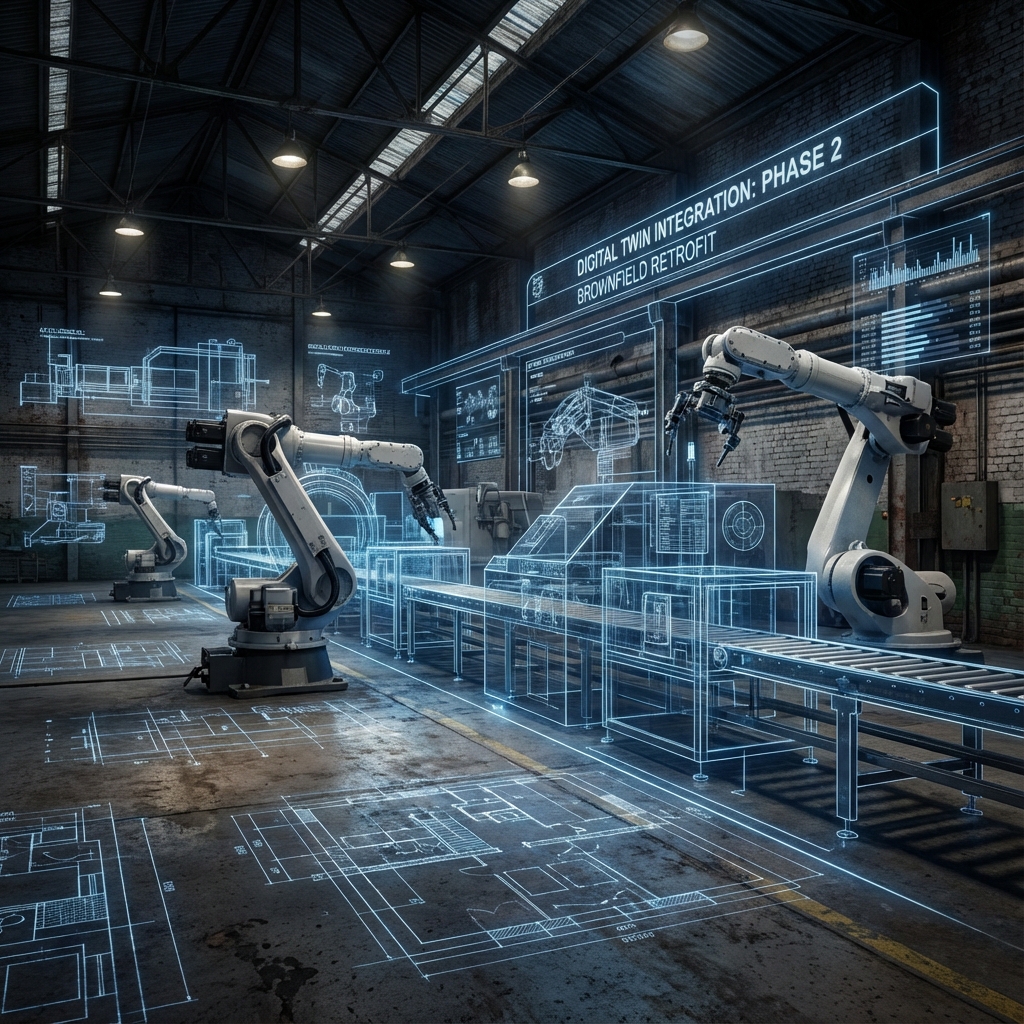 Industrial Digital Twin Background